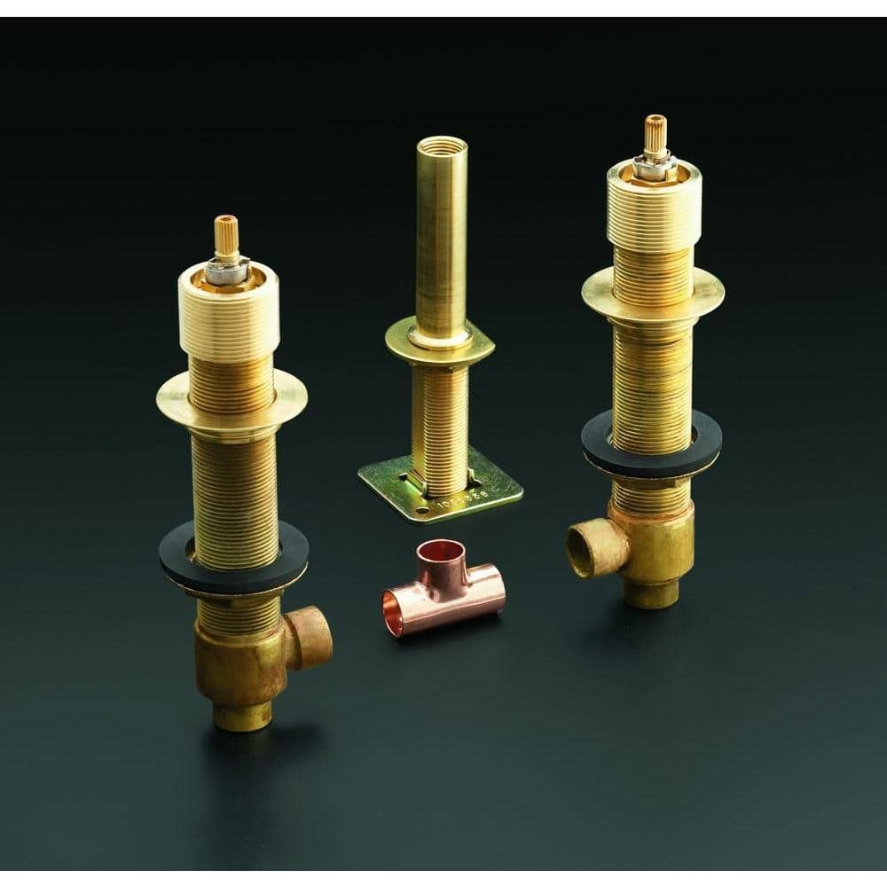 1/2 in. Kohler 300-K-NA Ceramic High-Flow Valve System Deck Mount Rough-In