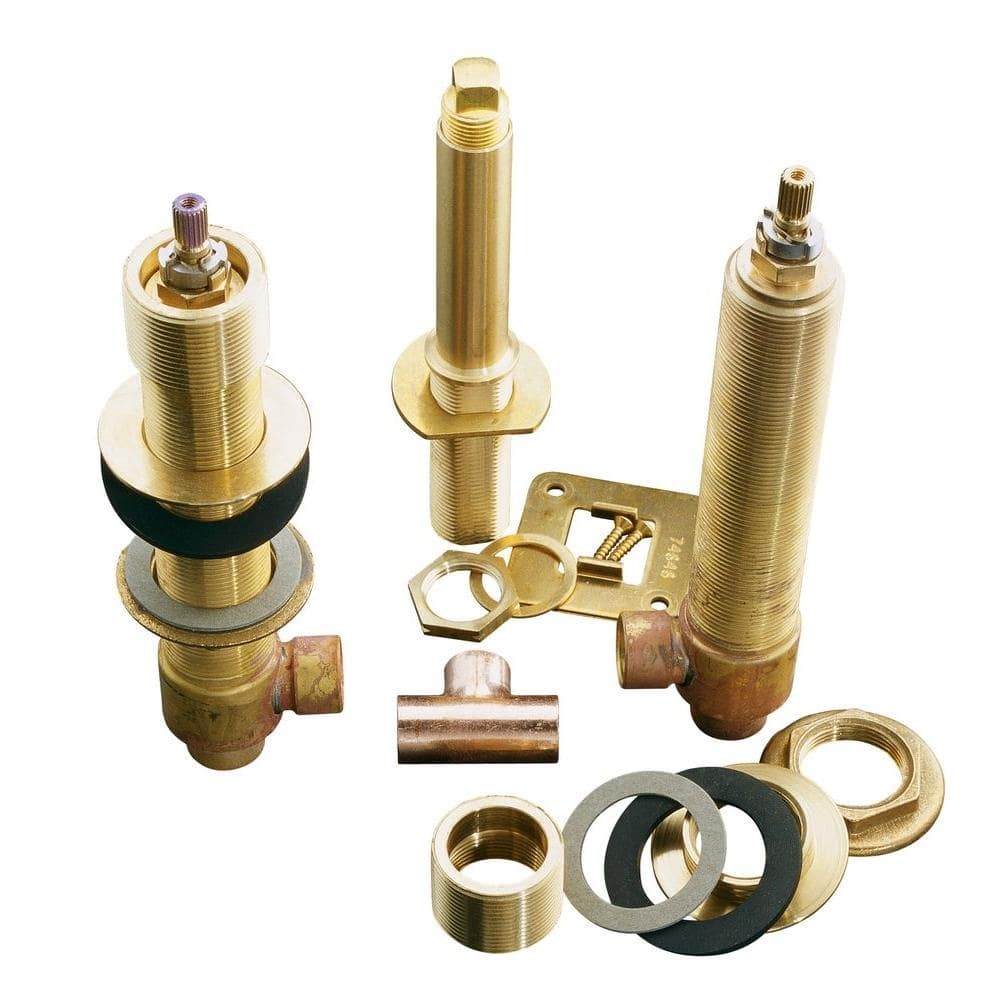 1/2 in. Kohler 300-K-NA Ceramic High-Flow Valve System Deck Mount Rough-In