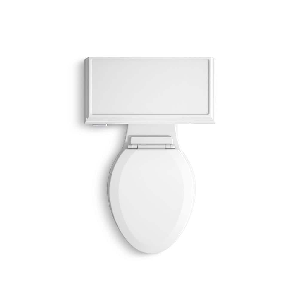 Broadwood Elongated Closed Front Toilet Seat in White