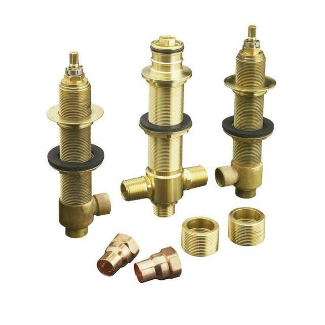 1/2 inch Ceramic High-Flow Valve System w Diverter for Finished-Deck / Rim Mount