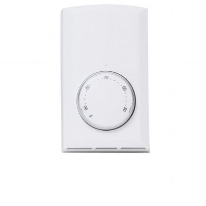 Cadet T521-W 08300 Wall Mount Single Pole Mechanical Thermostat, White, 22 Amp