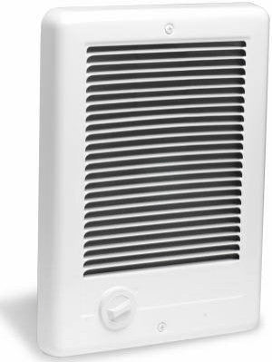 Cadet 120v 1000w Com-Pak In-wall Fan-forced Electric Heater in White Thermostat