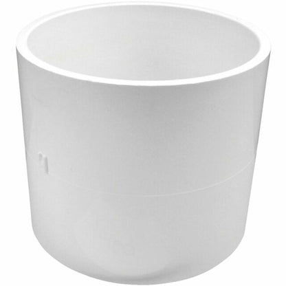 *3 PACK* Charlotte Pipe 6 inch PVC DWV Socket Coupling PVC00100600HD