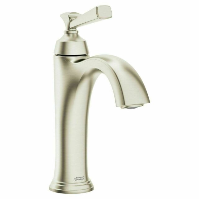 American Standard Rumson Single Hole 1-Handle Bathroom Faucet in Brushed Nickel