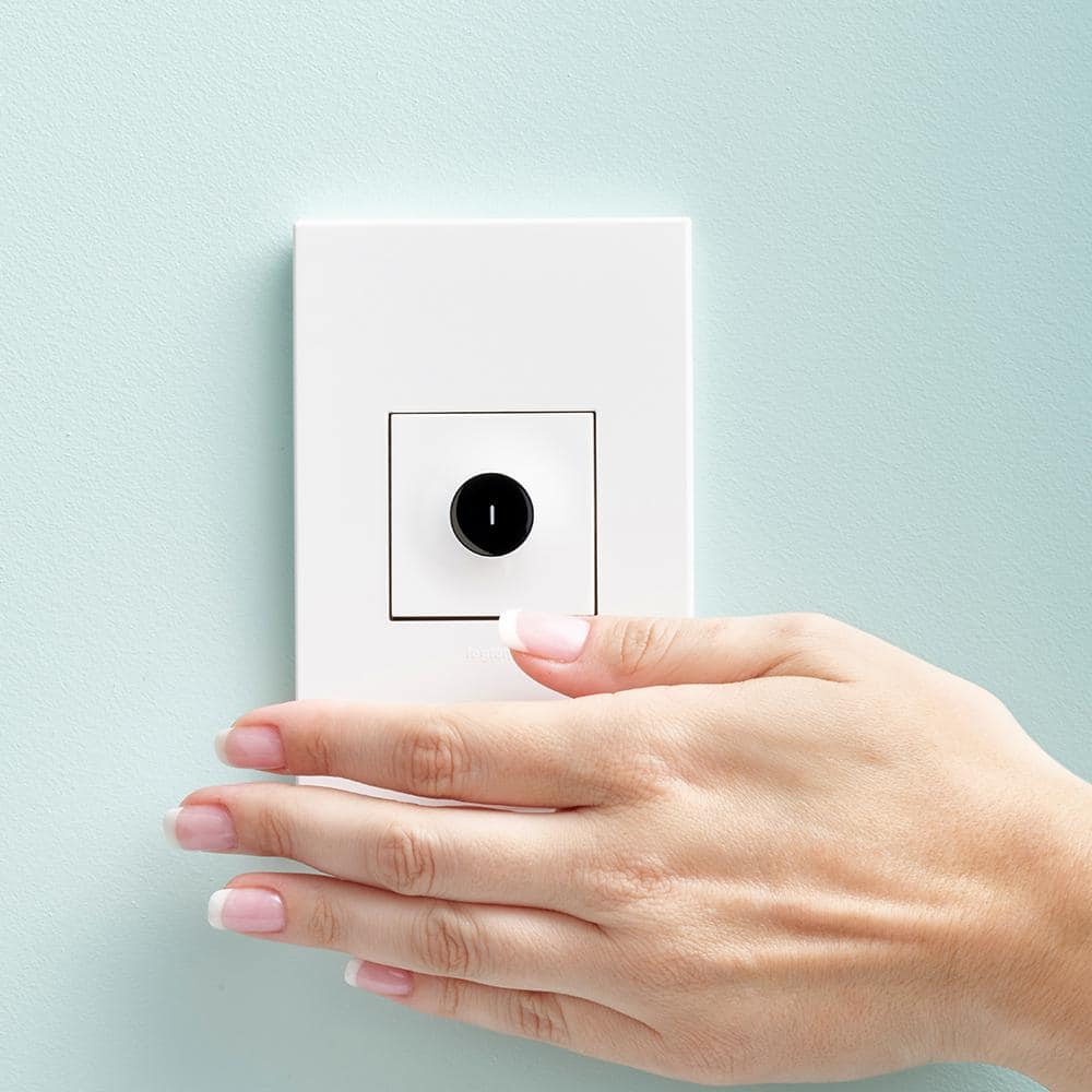 Legrand Adorne Wave 15 Amp Single-Pole/3-Way Touchless Switch w/ Microban White